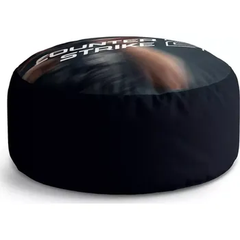 Sedací pytel Kulatý taburet Circle Counter Strike 2 Voják 2: 38x48 cm - Sablio