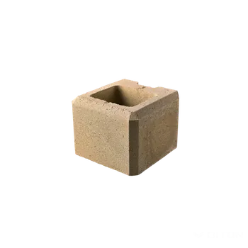 plotová tvarovka DITON Tvárnice plotová VISO NOVINKA Viso koncový poloviční melír pískový