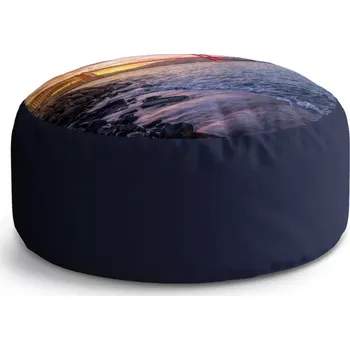 Sedací pytel Kulatý taburet Circle Golden Gate 5: 38x48 cm - Sablio