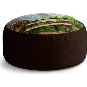 Sedací pytel Kulatý taburet Circle Posezení u vodopádu: 38x48 cm - Sablio