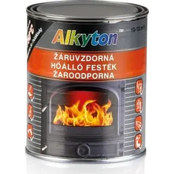barva na kov Alkyton žáruvzdorná stříbrná 0,75 l