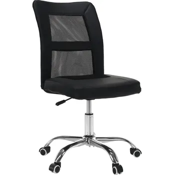 Jídelní židle Tempo Kondela Kancelářské křeslo, černá/chrom, IDOR 2 NEW