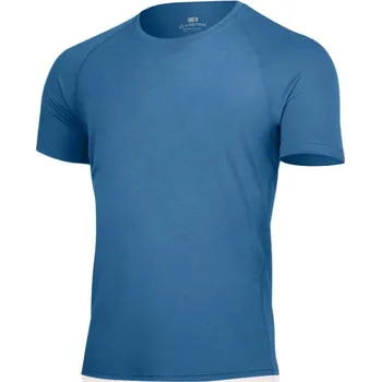 Pánské tričko LASTING pánské merino triko QUIDO modrá Velikost: S