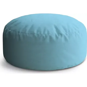 Sedací pytel Kulatý taburet Circle Blankytně modrá: 38x48 cm - Sablio