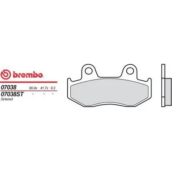 Motodíl Zadní brzdové destičky Brembo Suzuki 400 BURGMAN 1999 - 2000 směs XS