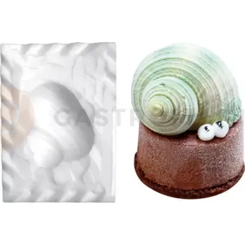 Výroba svíčky Forma na cukrovou hmotu SLK 420 - mušle, 43x30 mm | SILIKOMART, Sugarflex Shell