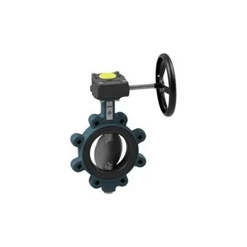 Kanalizační potrubí koncová klapka, DN 200 [mm], těleso tvárná litina GGG40 potah epoxy, příruba PN10, kotouč nerez 1.4408, manžeta EPDM, BULC-200-DSE-G