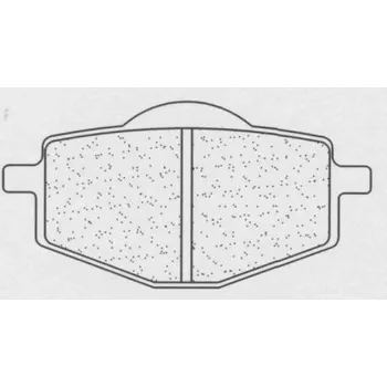 Brzda pro motocykl Přední brzdové destičky CL-Brakes YAMAHA DT 125 RE 2004-2006 směs S4