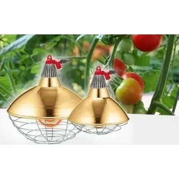 Skleník Interheat karbonová lampa do skleníků, dvojitá tepelná ochrana