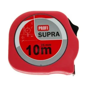 metr METRIE Svinovací metr SUPRA - 10m / 25 mm, EEC II, 1 ks na kartě 040251