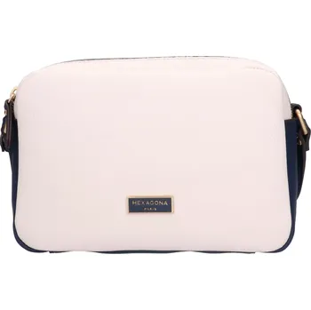 Kabelka Dámská crossbody kabelka Hexagona Tolla - béžovo-modrá