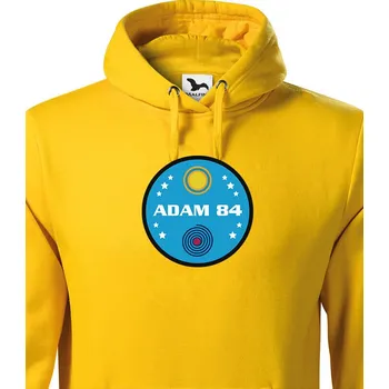Pánská mikina Pánská mikina Návštěvníci expedice Adam 84, Barva Žlutá Bezvatriko.cz 2081