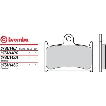 Brzda pro motocykl Přední brzdové destičky Brembo Triumph 650 DAYTONA 2005 - směs 07