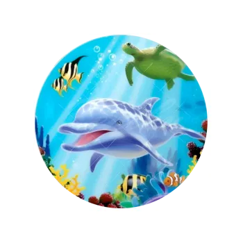 Jedlá dekorace na dort DELFÍN, VARIANTA Jedlý papír 259