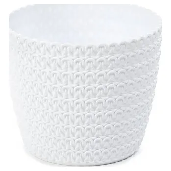 Květináč Lamela LAMELA, květináč MAGNOLIA JERSEY, průměr 360 mm, bílý