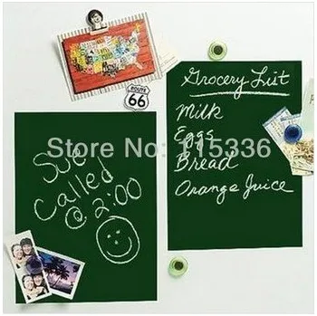 Tapeta KUPSI-TAPETY 213-5003 D-C-Fix Samolepící tabulová popisovací folie zelená se třemi křídami velikost 90 x 150 cm 90 x 150 cm