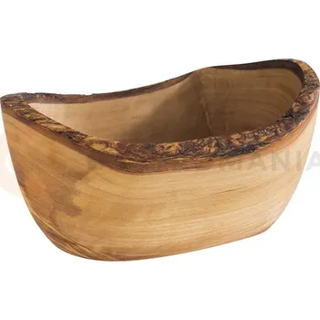 Dřevěná hračka Dřevěná miska 130x80x65 mm, 0,2 l | APS, Olive