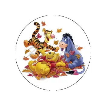 Jedlá dekorace na dort MEDVÍDEK PÚ parta, VARIANTA Fondánový list 141