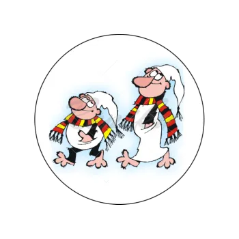 Jedlá dekorace na dort KŘEMÍLEK, VOCHOMŮRKA kráčející, VARIANTA Jedlý papír 117