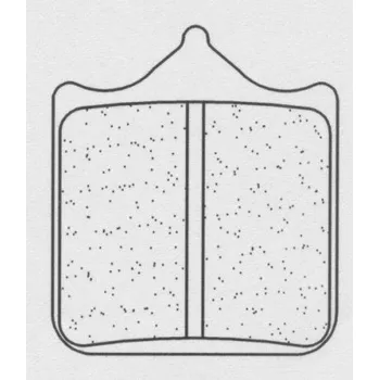 Brzda pro motocykl Přední brzdové destičky CL-Brakes DUCATI 999 2003-2007 směs XBK5 (4ks v sadě)