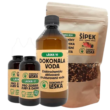 Péče o psí chrup Dokonalá Láska Zvýhodněný balíček ZUBY A DÁSNĚ - Kompletní péče XL