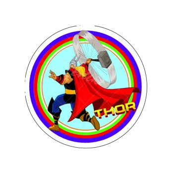 Jedlá dekorace na dort THOR kreslený, VARIANTA Jedlý papír 726