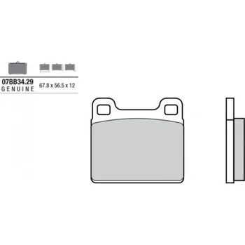 Motodíl Přední brzdové destičky Brembo Can-Am 600 SKI-DOO EXPEDITION HO SDI 2005 - směs 29
