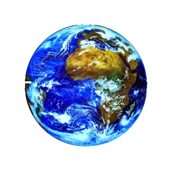 Jedlá dekorace na dort ZEMĚKOULE, VARIANTA Jedlý papír 664