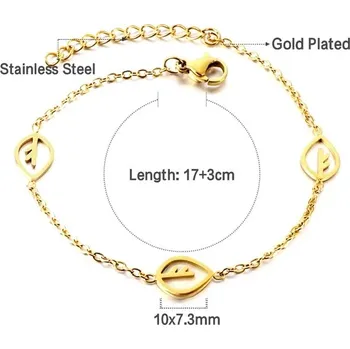 Náramek Elegantní dámský náramek z chirurgické oceli - 526G