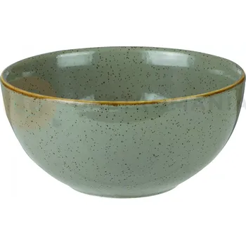 Kulatá miska šedá, ručně zdobená 470 ml | CHURCHILL, Stonecast Peppercorn Grey