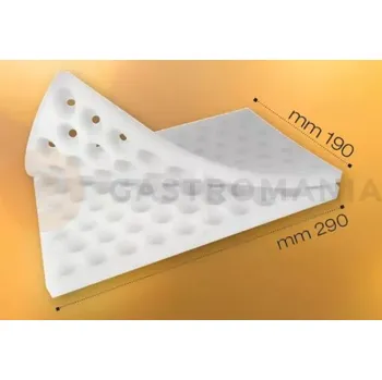 Kuchyňská sůl Silikonová forma na kulaté dezerty 3D - 290x190 mm, 67 ks x 25 mm - LS05 | PAVONI, Pavoflex