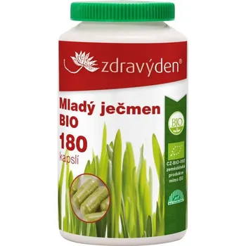 Přírodní produkt Mladý ječmen BIO 180 kapslí