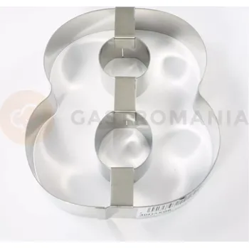 Čokoládová tyčinka Forma ve tvaru číslice, číslo 8 - 300x40 mm - 40H4X08 | MARTELLATO, Numbers Cake