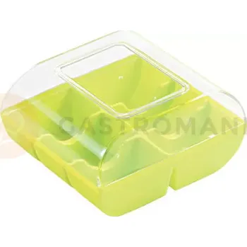 Výroba svíčky Designový obal na 6 ks makronek, světle zelená barva, 90 ks | SILIKOMART, Macado 6