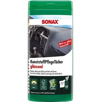 Autokosmetika SONAX Čistící ubrousky na plasty - box,25 ks