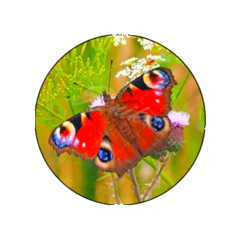 Jedlá dekorace na dort MOTÝL červený, VARIANTA Jedlý papír 709