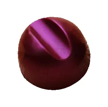 Čokoládová tyčinka Polykarbonátová forma na pralinky, kulaté - 24 ks x 9g, 27x17 mm - MA1607 | MARTELLATO, Classic