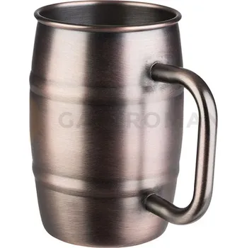 Nerezový džbánek na pivo 0,5 l, měděný | APS, Beer Mug