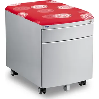 Zásuvkový kontejner MAYER pojízdný kontejner se zámkem 32P8 26 091 červené kruhy