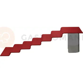 Servírovací stolek Červené schody 7-stupňové 790 x 400 mm | BDK, Steps