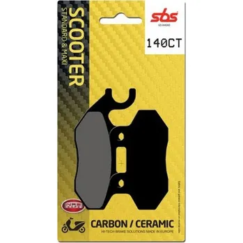 Brzda pro motocykl Přední brzdové destičky SBS SYM 50 Fiddle III 2016 - 2019 směs CT