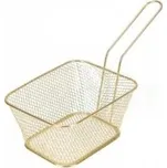 Košík servírovací 13 × 10,5 × 9 cm zlatý
