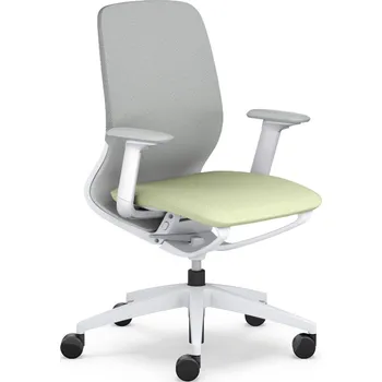 SEDUS kancelářská židle se:motion net em-121_147 BARVA POTAHU SEDÁKU: CSE39 ERA Youth Blue Grey, MEMBRÁNA ZÁDOVÉ OPĚRKY: M1D Petrolejová, TYP KOLEČEK: NA KOBEREC