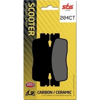 Brzda pro motocykl Zadní brzdové destičky SBS Kawasaki J 125 2015 - 2019 směs CT