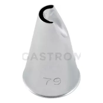 Výroba svíčky Zdobící špička - půlměsíc, sada 5 ks - 18x28x8 mm - BX0038 | MARTELLATO, Fancy Piping Nozzles