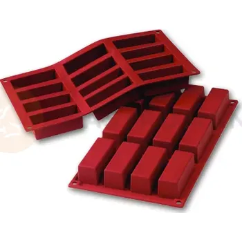 Kuchyňská sůl Forma na zákusky a dezerty, 79x29x30 mm, 12 ks - SF026 | MARTELLATO, Silicone Moulds