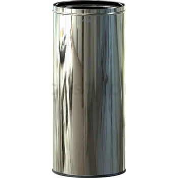 Nádoba na led Odpadkový koš 45 l, 69x30 cm, nerezová ocel/leštěná | ALDA, Room Basket