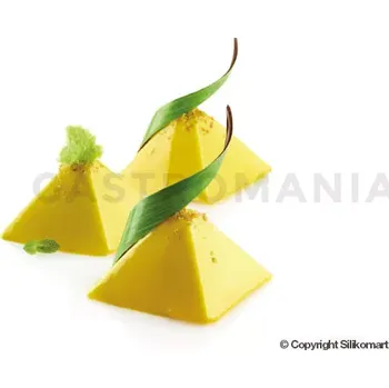 Kuchyňská sůl Forma na zákusky a dezerty SQ010 PYRAMIDS | SILIKOMART, Sessanta Quaranta