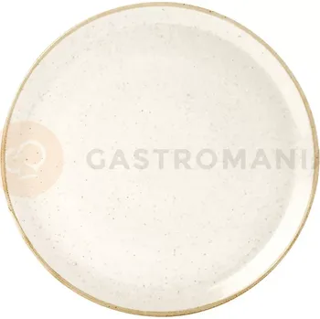 Vybavení pro přežití Talíř na pizzu z porcelánu, Ø 32 cm, krémový | PORLAND, Seasons Sand
