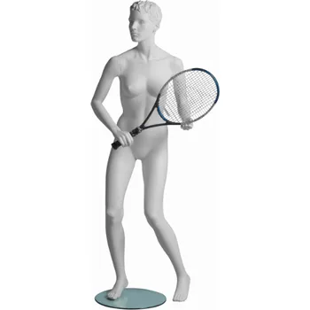 Figurína Vanessa Tennis sportovní figurína, prolisované vlasy, bílá